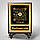 Металева табличка вивіска QR — метал чорний оксамит у золоті Розмір 300х380 мм на підкладці — серії VIP, фото 7