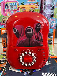 Электронная копилка сейф Игра в кальмара для детей с кодовым замком