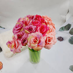 Кулькова ручка квітами синя