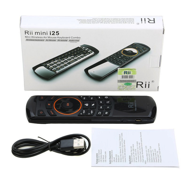 Аэро-Мышь Rii Mini I25 + Русская Клавиатура! (ID#252667987), Цена.