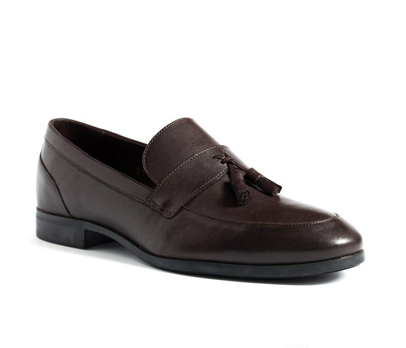 Топові коричневі лофери Ikos. 43 та 45 розмір, фото 1