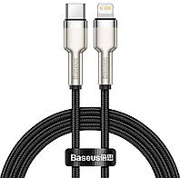 USB кабель для зарядки айфона Baseus Type-C - Lightning 2 А 2 м Черный/ Серый (CATLJK-B01)