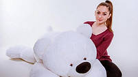 Велика м'яка іграшка ведмідь Умка 180 см білий, фото 2