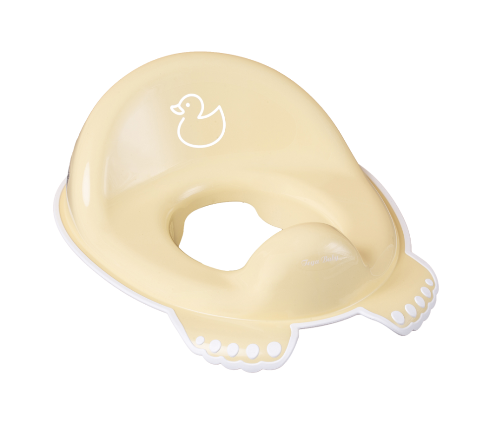 Накладка на унітаз Tega Качка DK-002 нековзна 132 light yellow