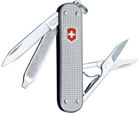 Швейцарский нож Victorinox Classic Alox Silver (0.6221.26) - фото 2 - id-p1449549124