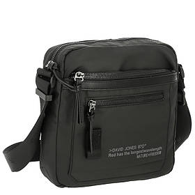 Сумка для чоловіків David Jones 22 х 21 х 7 см Чорна (907703)