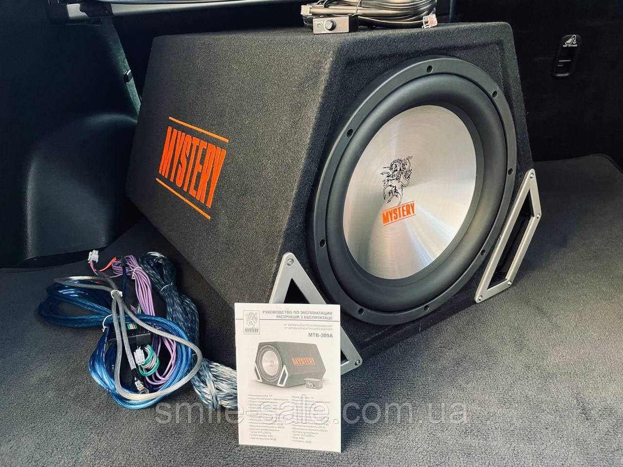 Активний корпусний Сабвуфер 10" CARWALES G10 Супер Басс! 300W + ДРОТИ В ПОДАРУНОК!