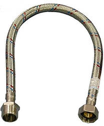 Шланги для підведення води з гуми з нержавіючої опліткою 1/2 60 см р. ш.