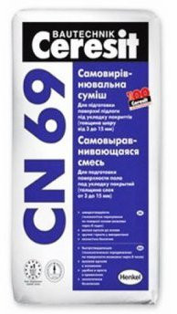 Самовирівнювальна суміш для підлоги Ceresit CN 69 3-15 мм 25 кг, фото 1