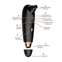 Набір: Вакуумний очисник шкіри та пор Medica+ SkinCleaner 9.0 black + Інструменти для чищення обличчя (EasyClean), фото 8