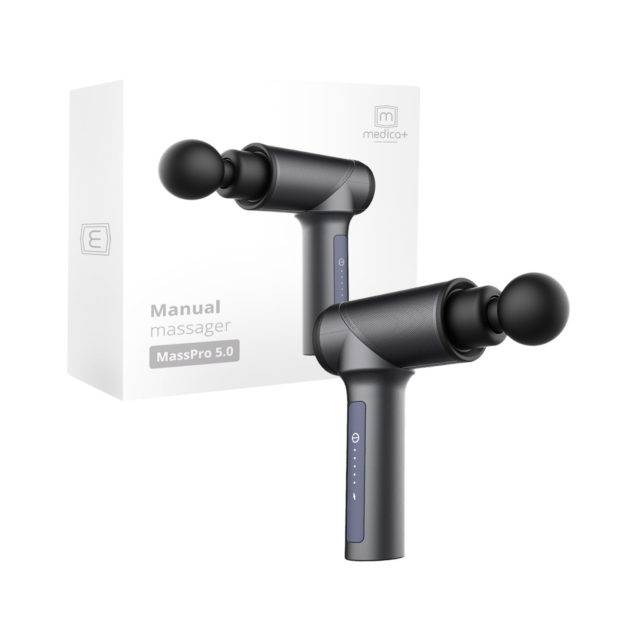 Ручной массажер Medica+ Перкуссионный MassHand Pro 5.0 (Япония)