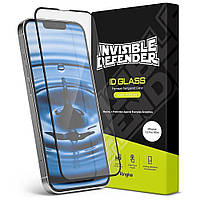 Захисне скло Fusion Invisible Defender Full Cover Glass для iPhone 13 Pro Max / 14 Plus Black (G4as059)