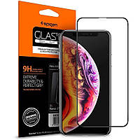 Защитное стекло Spigen Glas.tR Slim Full Cover для iPhone XS Max / iPhone 11 Pro Max Black (065GL25232)