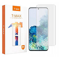 Захисне скло T-Max UV Tempered Glass (з настановної рамкою) для Samsung Galaxy S20 Clear