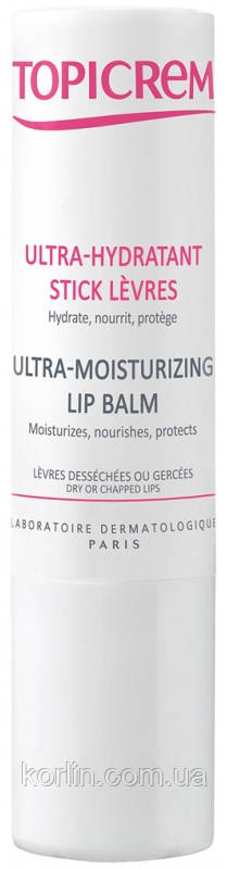 Topicrem Бальзам для Губ Ультразволожувальний Ultra Moisturizing Lip Balm Франція