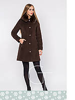 Зимнее пальто женское X-Woyz LS-8593 кашемировое