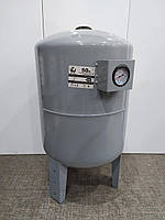 Гидроаккумулятор водоснабжения 50л вертикальній с манометром