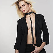 Чокер Bijoux Indiscrets MAZE - Tassel Chocker Black, фото 3