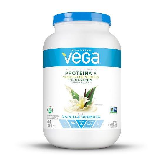 (уцінка термін по 12.23) Протеїн для веганів Vega Protein and Greens 1000 г (ESP) (смак вершково-ванільний)