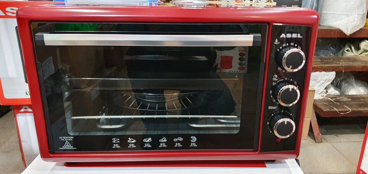 Духовка настільна електрична ASEL AF-50-23 1500 Вт 50 літрів, фото 1