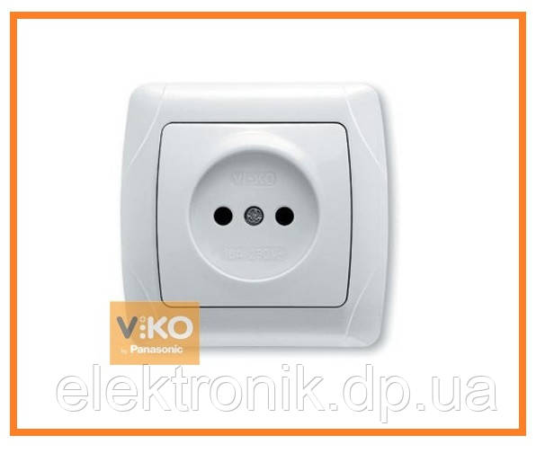 Розетка без заземлення біла ViKO Carmen