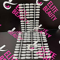 Lilly Beaute Глянцевые белые типсы 120 шт 5 в уп., фото 2