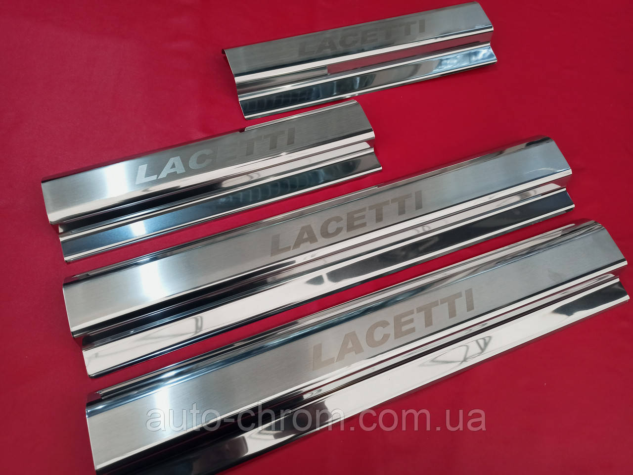 Накладки на пороги CHEVROLET LACETTI
