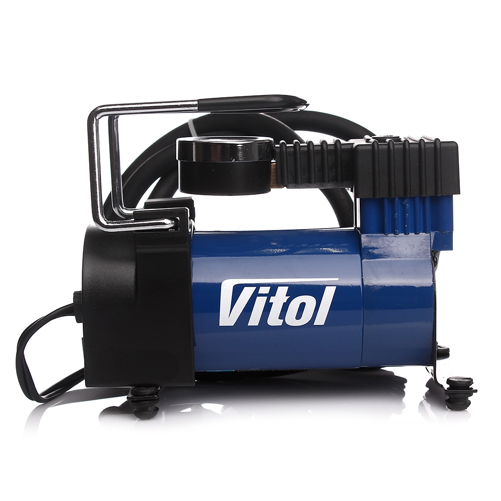 УЦЕНКА!!Компресор автомобільний "ViTOL" K-20 100psi/12Amp/35 л/прикурювач. Насос електричний
