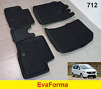 3D коврики EvaForma на Renault Lodgy '12-22, 3D коврики EVA