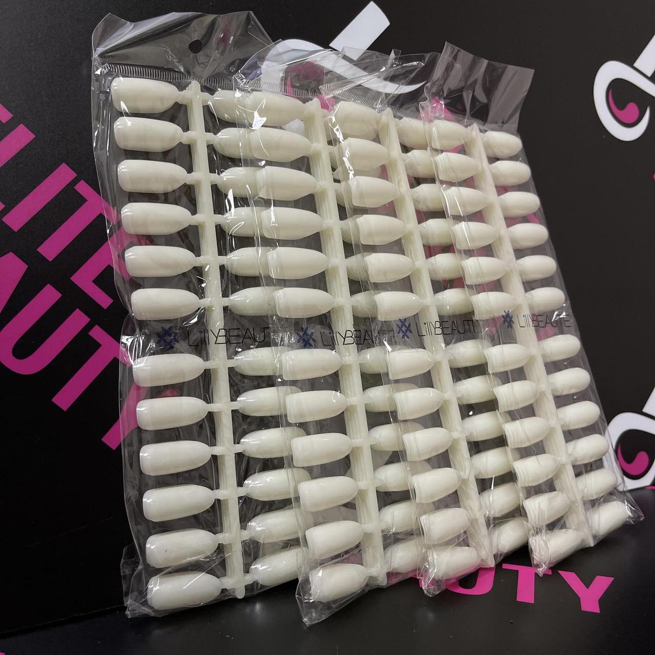 120 белых типс в упаковке для дизайна ногтей - фото 5 - id-p1578670311