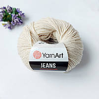 Пряжа YarnArt Jeans 05 молочный шоколад