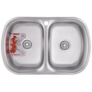 Мийка кухонна ZERIX Z7749-08-180D (decor) (ZM0566), фото 2