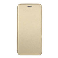 Чохол книжка Level для Xiaomi Redmi 8A Екошкіра Золотий