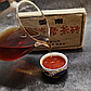 Справжній чорний чай Пуер Шу китайський 2002 г, елітний пресований пуер у плитках 250 г чайна фабрика Менхай, фото 2