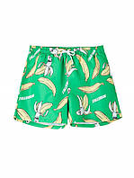 Мужские пляжные купательные короткие шорты в большом размере с бананами
