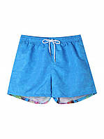 Мужские пляжные яркие купательные короткие шорты