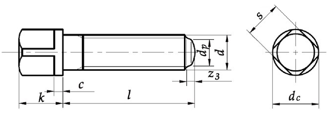 Винт установочный М12 ГОСТ 1486 DIN 480 с квадратной головкой Винт М12 ГОСТ 1486 DIN 480