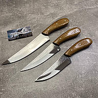 Набор кухонных ножей Мясная тройка Ручной работы кухонный нож