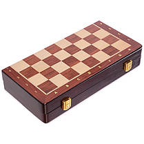 Шахи-настільна гра ZOOCEN X3008 30x30 см дерево, фото 3