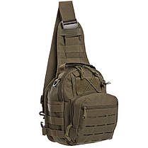 Сумка-слінг тактична з однією лямкою SILVER KNIGHT YQS-099 розмір 30x23x15 см 10 л кольору в асортименті, фото 3
