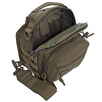 Сумка-слінг тактична з однією лямкою SILVER KNIGHT YQS-099 розмір 30x23x15 см 10 л кольору в асортименті, фото 6