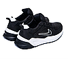 Чоловічі шкіряні кросівки Nike black, фото 4