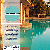 Лайнер (пленка ПВХ) для бассейнов Caribbean Green CGT Alkor AQUACOLOR 1,65(2.05)х25