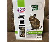 LoLo Pets for Degu Полнорационный корм для дегу, 450 г