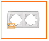 Рамка 2-тя горизонтальна біла ViKO Carmen