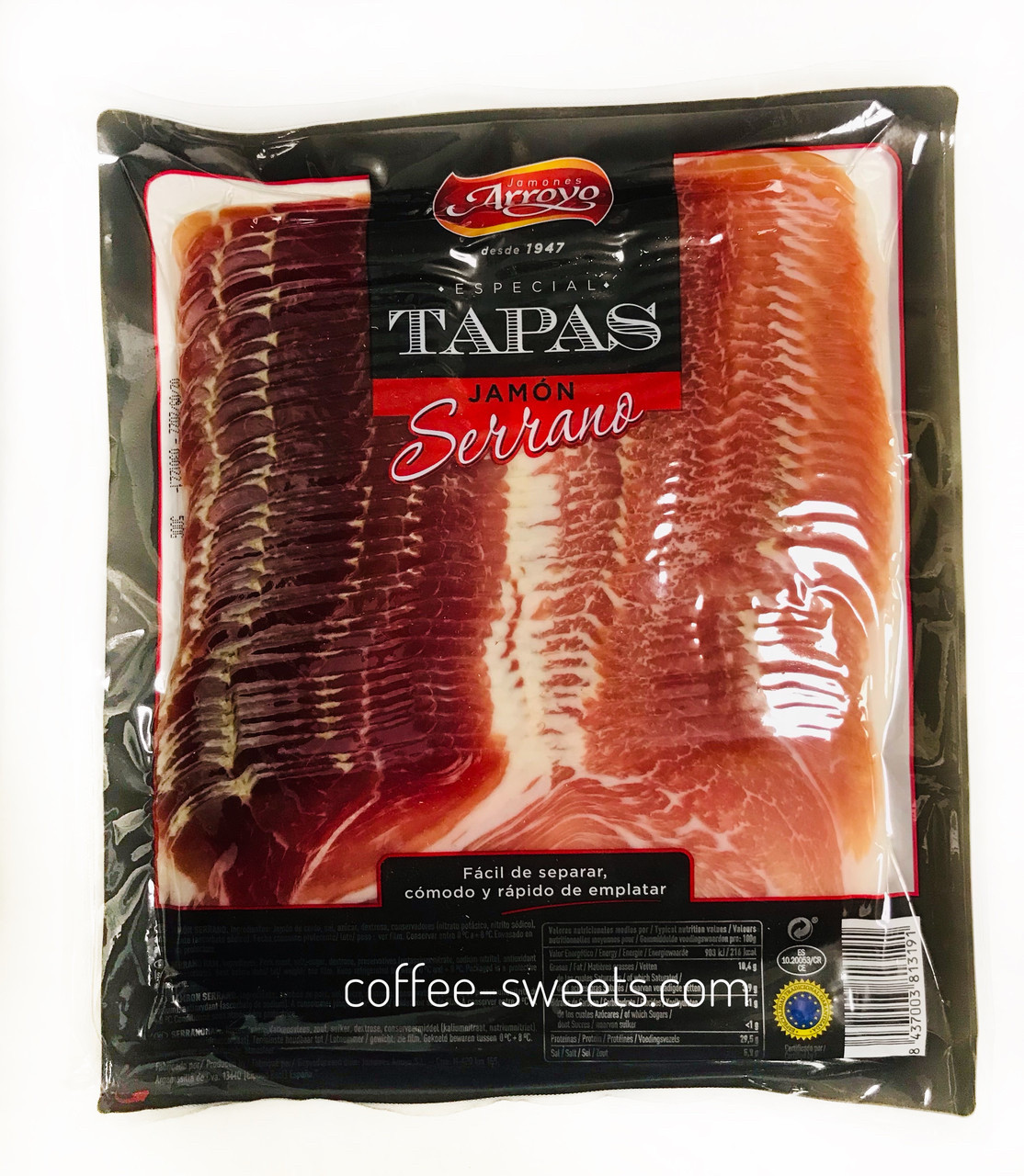 Хамон-нарізка JAMON SERRANO Gourmet Arroyo 500 г Іспанія