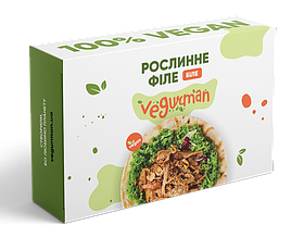 Філе рослинне якісне веганське дієтичне смачне "Замість курки" Vegurman 400 грам