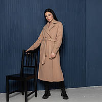 Актуальне жіноче пальто максі з розрізами Торонто