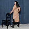 Актуальне жіноче пальто максі з розрізами Торонто, фото 10