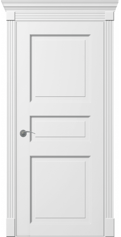 Двері міжкімнатні Ніцца ПГ Ваші двері біла емаль